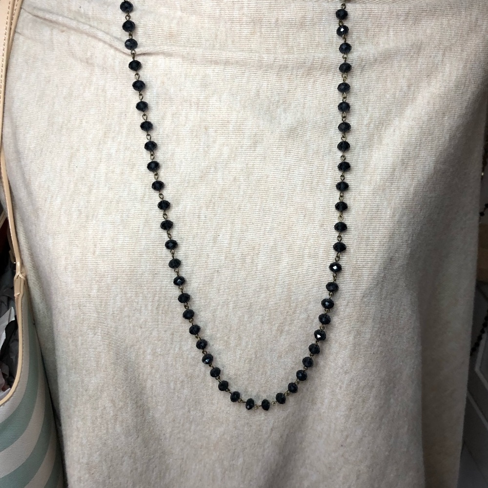 4” Gorgeous Long or Double Crystal Necklaces